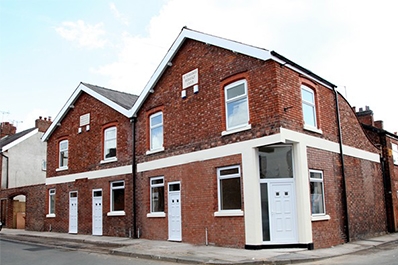 Luxury New build Princess House, located in Winsford. Tasked with upholding a historical building within the heart of Winsford, we delivered a collection of 4 separate 3-bedroom homes that are all presented to a marvellous standard. 